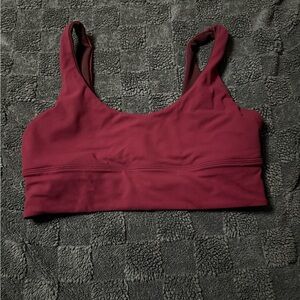 Lululemon Athletica Deep Red Sports Bra